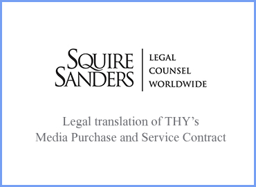 Legal translation of Turkish Airlines Media Purchase and Service Agreement